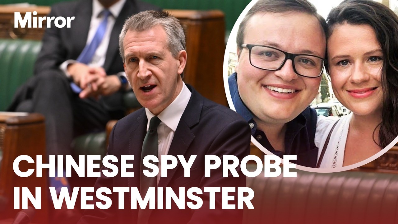‘I’ve NEVER suspected my husband!’ | MP breaks silence after husband's arrest over China spy claims