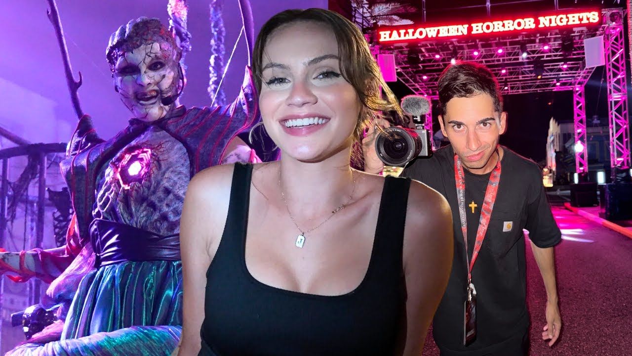 Halloween Horror Nights 2024 Opening Night! Inside SCARIEST HOUSE! Big Crowds & BIGGER Personalties