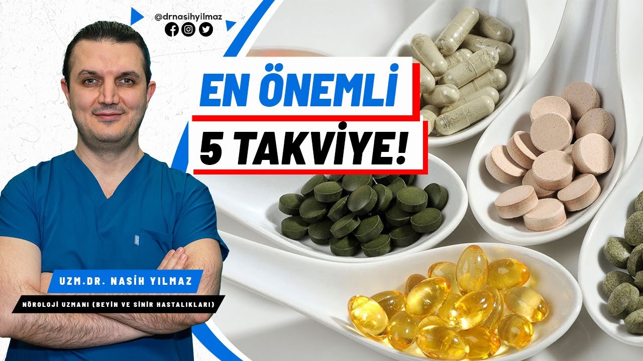 En &Ouml;nemli 5 Takviye!  Sağlıklı Yaşamın Anahtarı: Bu 5 Takviyeyi İhmal Etmeyin!