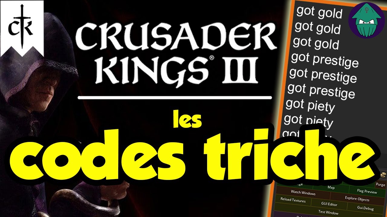 Comment tricher dans CRUSADER KINGS 3 - tuto guide ck3 codes triche