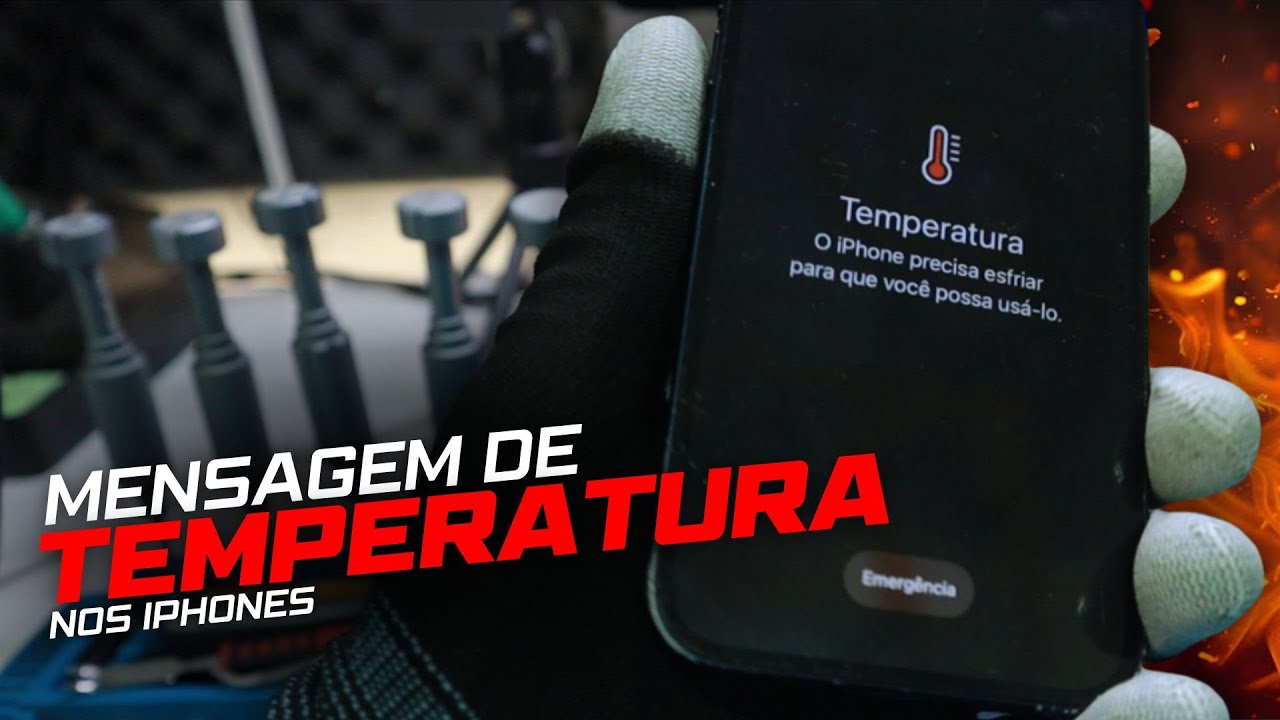 IPHONE 12 COM ERRO DE ALTA TEMPERATURA MESMO FRIO APÓS CAIR NA ÁGUA? VEJA A SOLUÇÃO DEFINITIVA