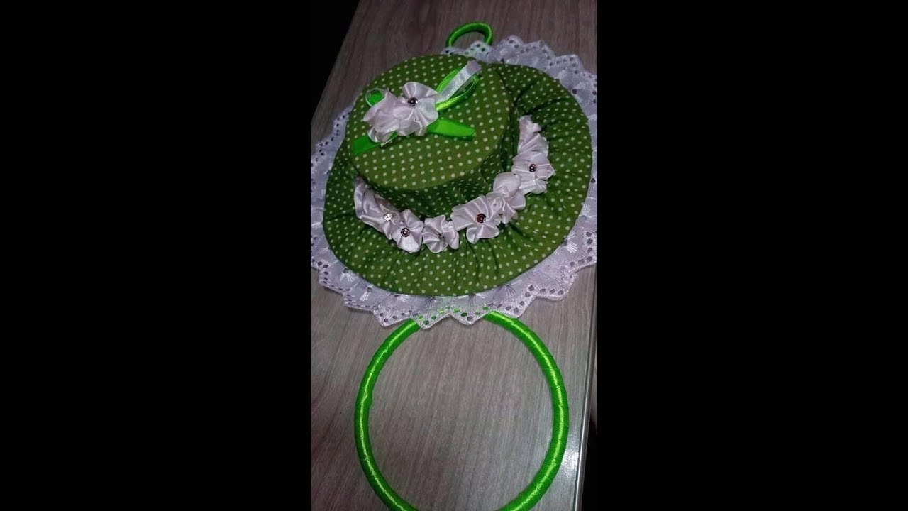 PORTA TOALHA DE CHÁPEU PARA PANO DE PRATO