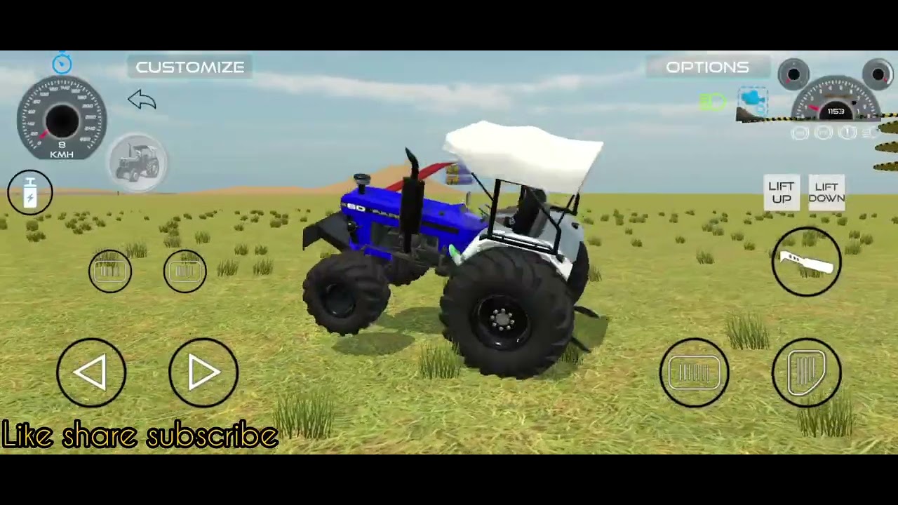पाजी ने ट्रैक्टर को क्रैश कर दिया😂#tractor #yt #games #tractorking #fanfun #new #jcb #truckgame