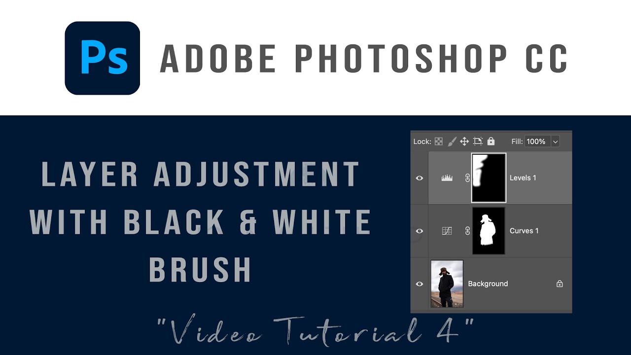 Изучите Adobe Photoshop 2024 шаг за шагом. Корректирующие слои с использованием белой или чёрной ...