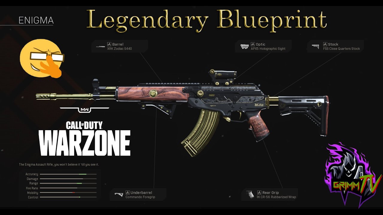 Easy Guide on How to Unlock Legendary Blueprint ENIGMA | COD Warzone | Grimm TV