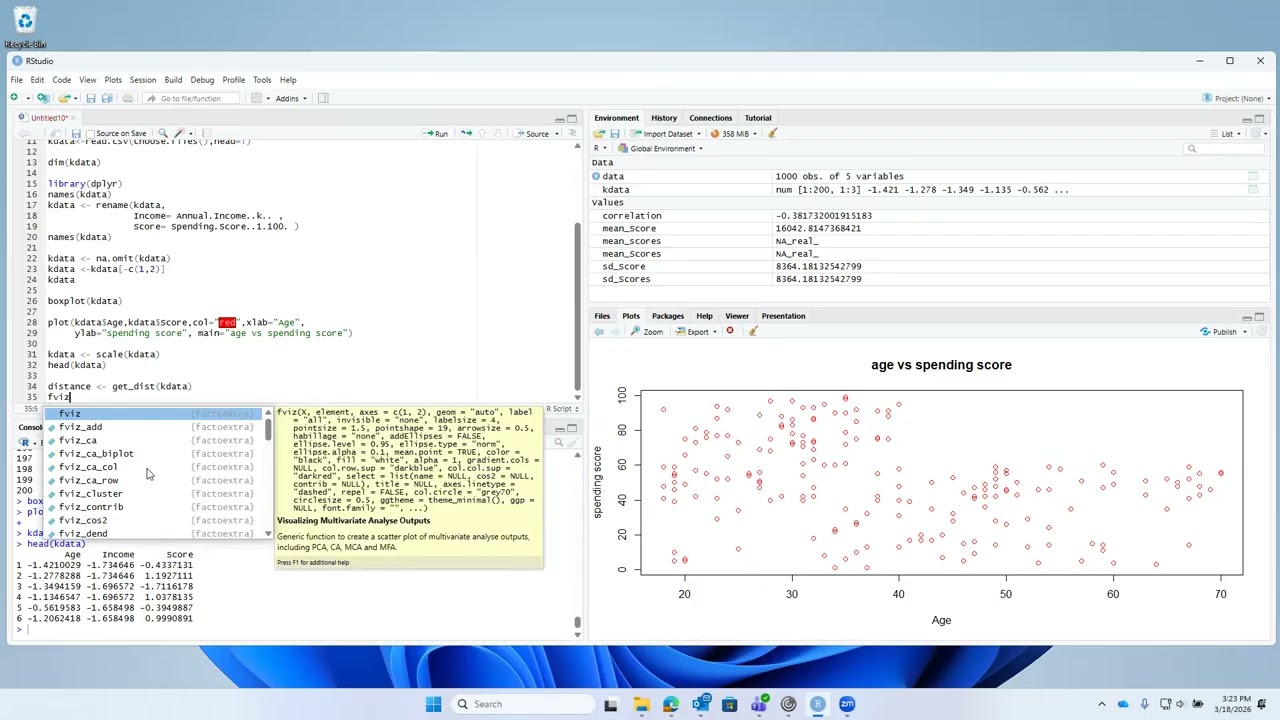 Assignment 9: Unsupervised learning (K-Means Clustering)