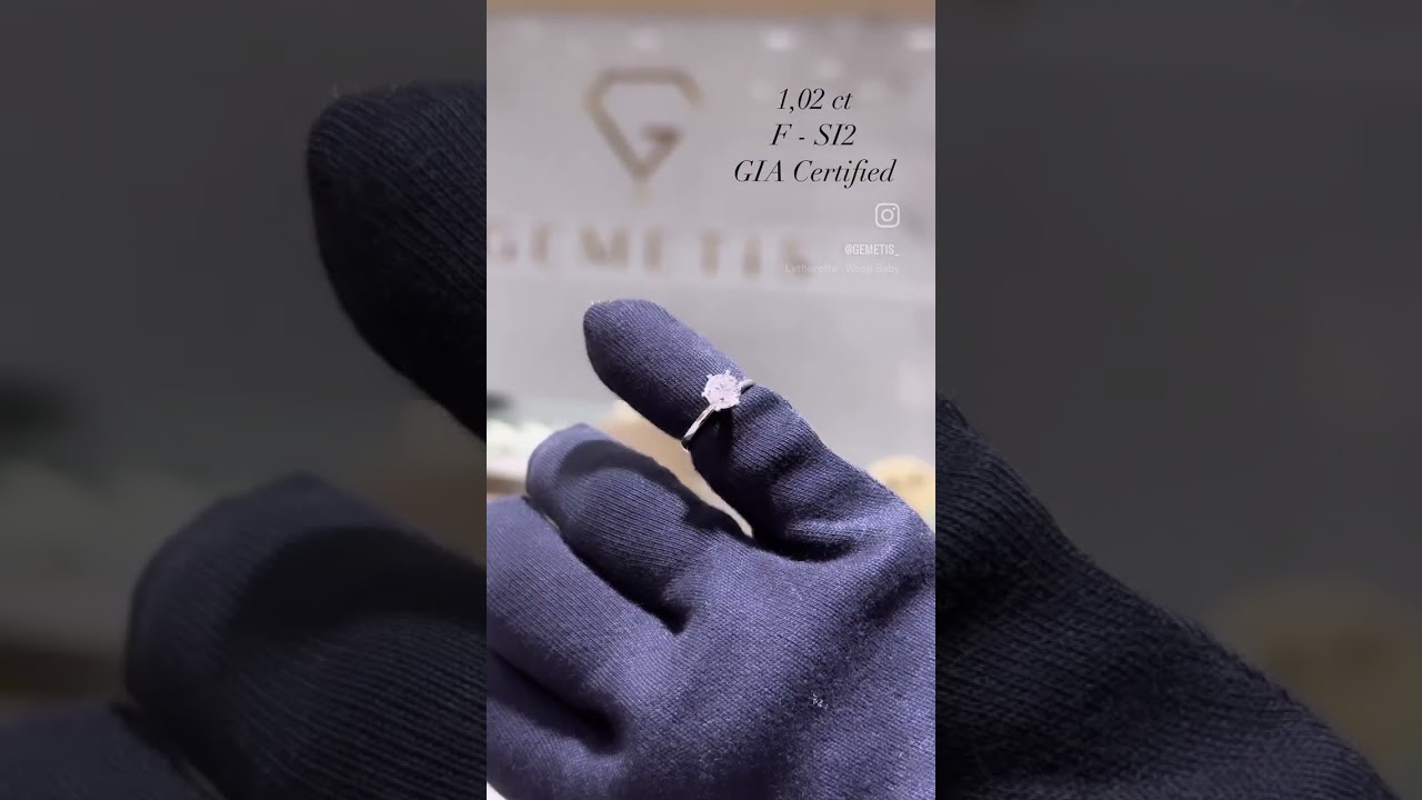 1 KARAT TEKTAŞ PIRLANTA Y&Uuml;Z&Uuml;K