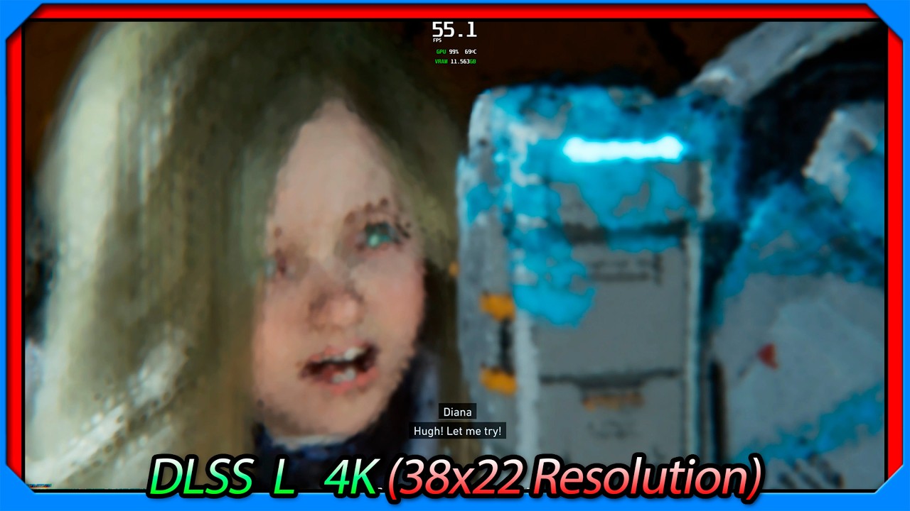 38x22p (1% 4K) upscaled with DLSS 4.5 - Preset E/K/L CNN, Transformer Model Gen1 & 2nd Gen