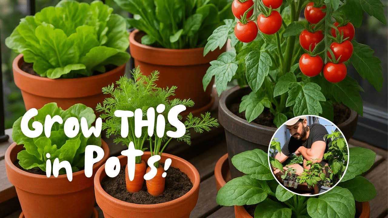 10 Easy Vegetables to Grow in Pots (Even Without a Garden!) 🌿