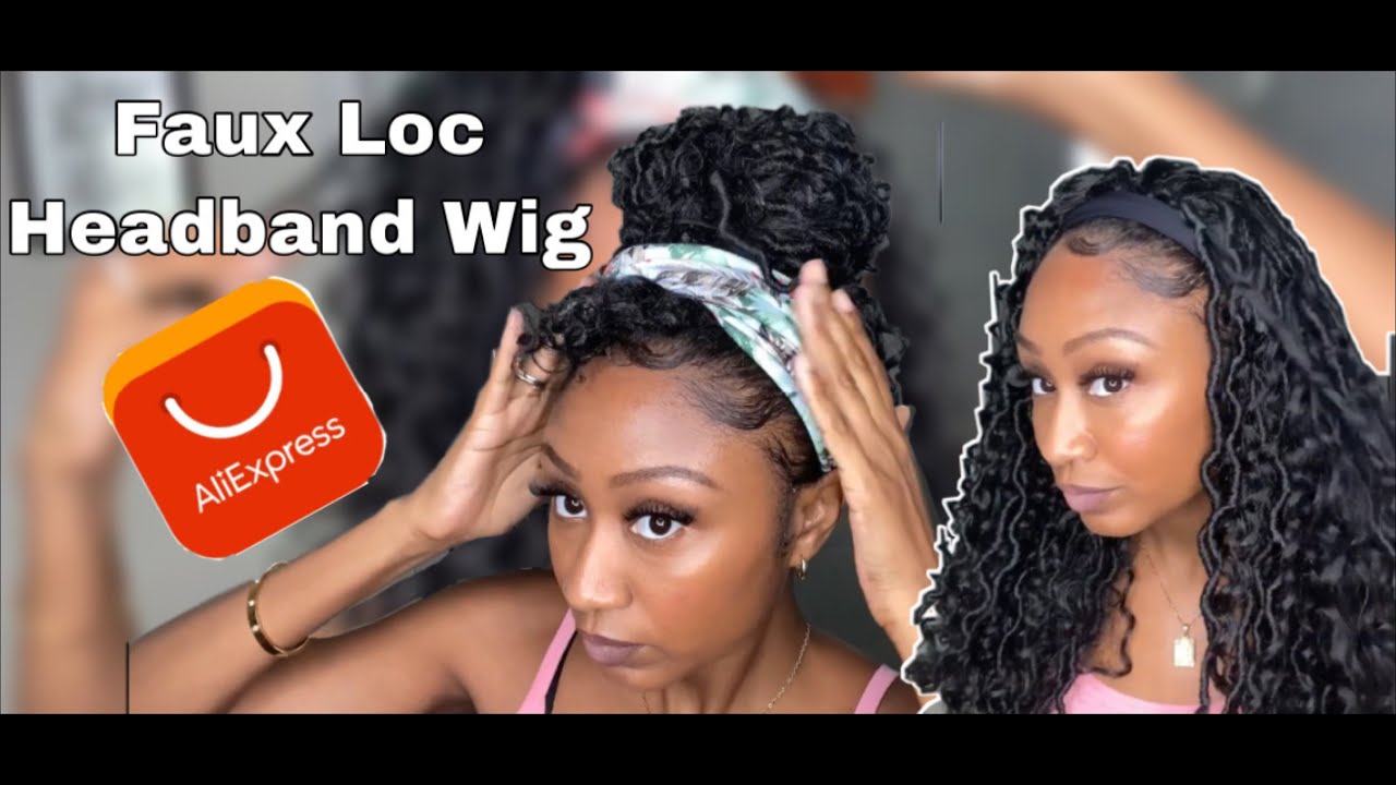 BOMB Cheap Faux Loc Headband Wig-Aliexpress