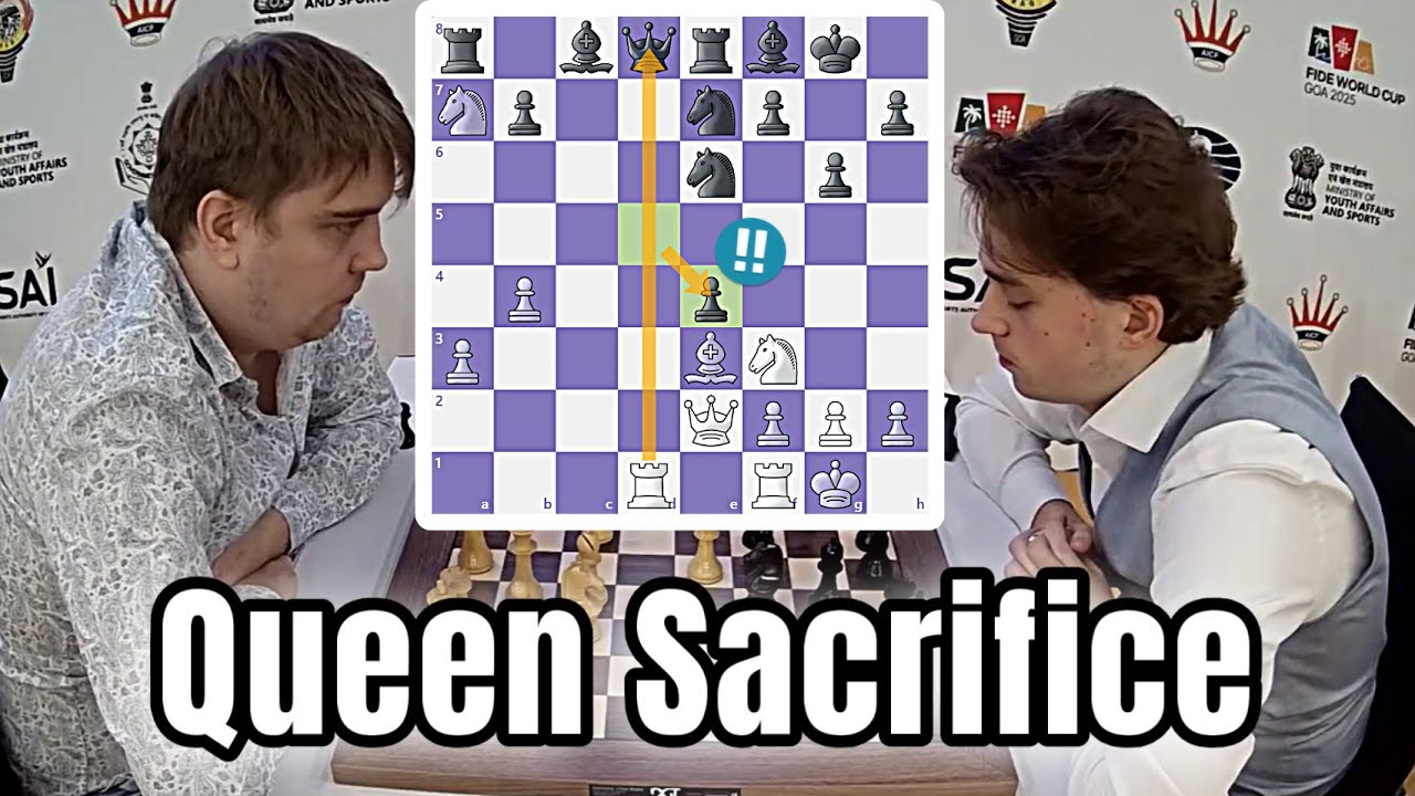 Vincent Keymer SACRIFICES His Queen at His World Cup Debut! 🔥