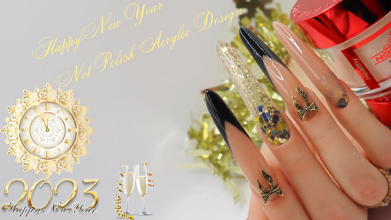 Happy New Year!!!…...Not Polish Acrylic Design 🥂🍾