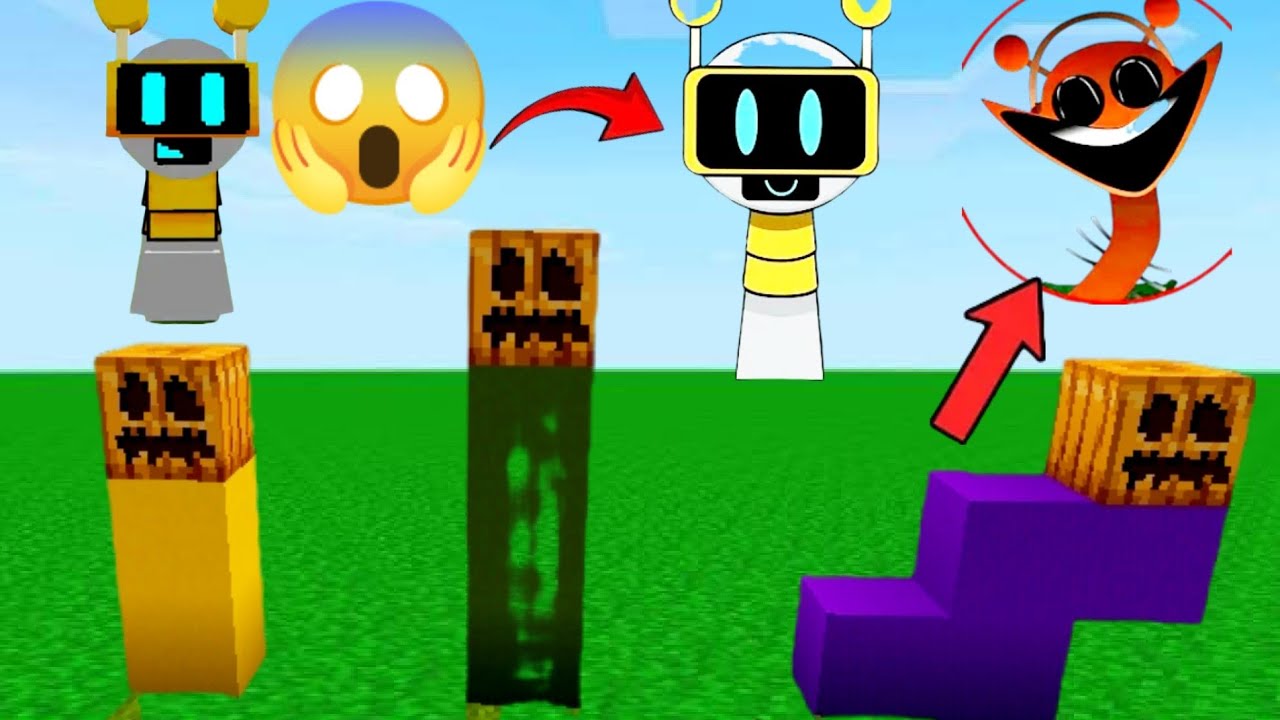 How to spawn all new horror funbot in Minecraft PE 😱😱