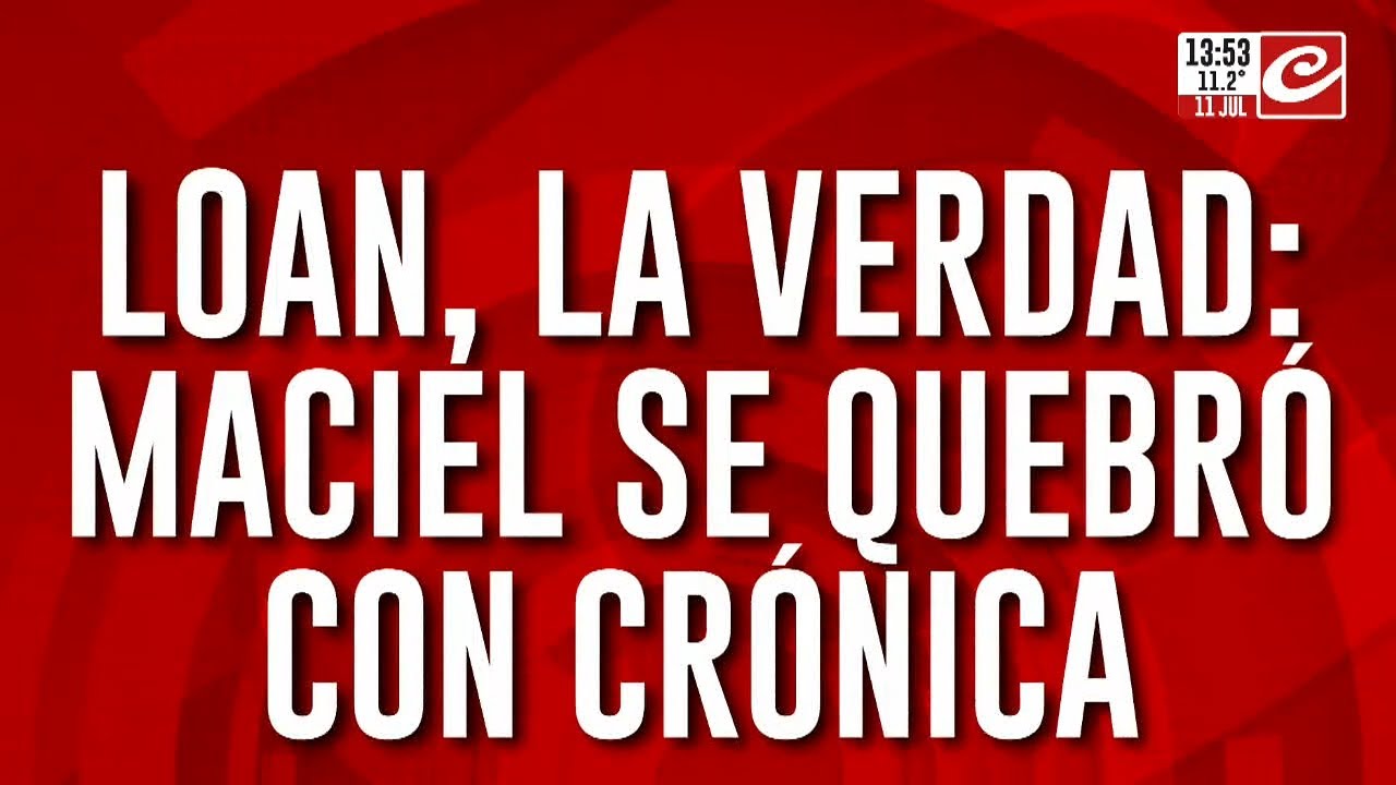 El comisario Maciel se quebró con Crónica: ¿Qué dijo?