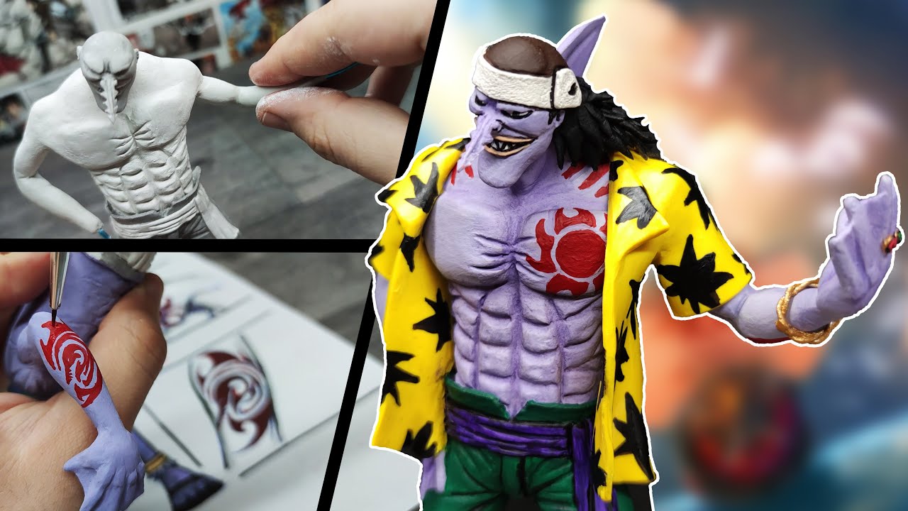 Sculpting ARLONG *** ONEPIECE *** Clay Tutorial