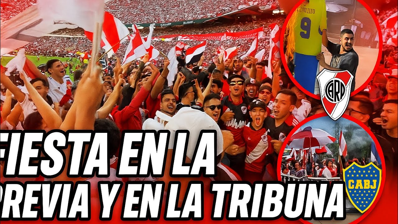 LA FIESTA en la TRIBUNA + PREVIA del SUPERCLÁSICO - River 2 Boca 1 2025