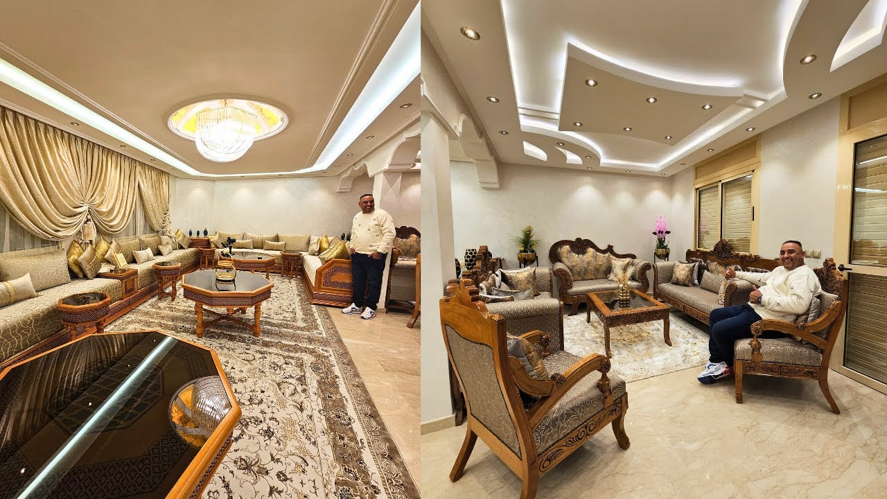 الجزء الأخير🤩 فرشنا 3 صالونات مغربية  في مدينة الدار البيضاء و بضبط في .... 🏠 دار ....2024