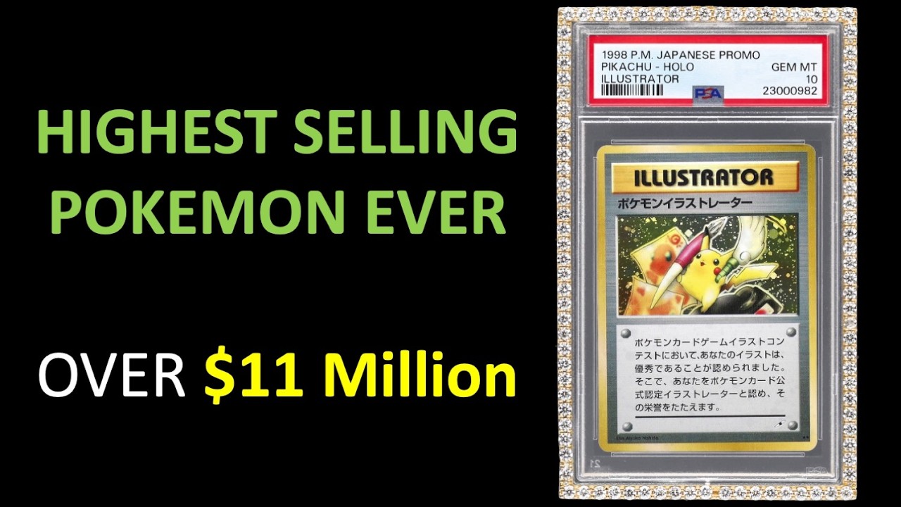 WATCH IT LIVE - Most Valuable Pokemon Card Broke the RECORD AGAIN! Logan Paul's Pikachu Illustrator