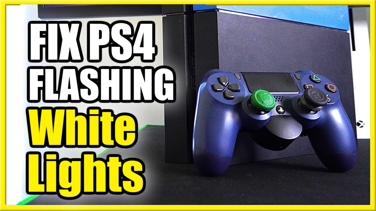 Как исправить мигающий белый индикатор на контроллере PS4! (Руководство по подключению контроллер...