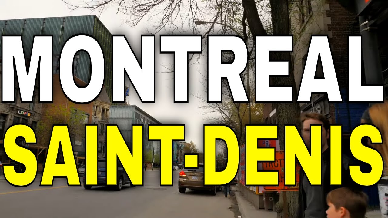 4K Montreal - Saint-Denis Street From North to South -【4K】