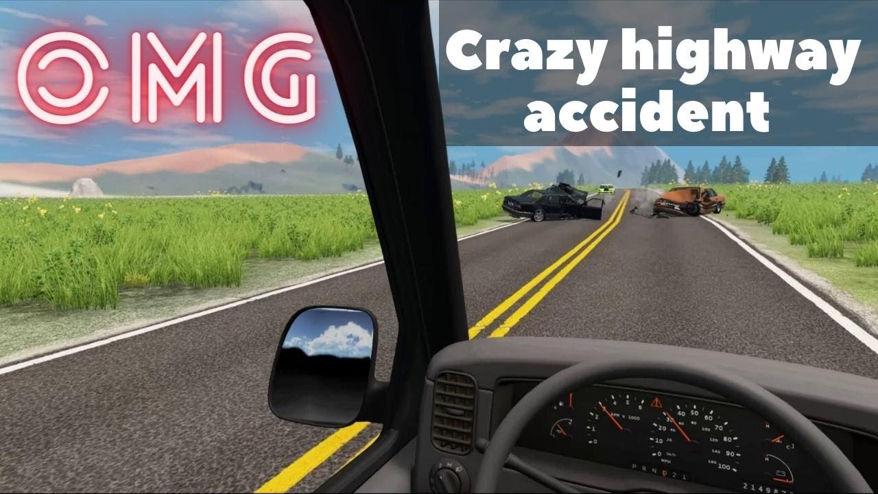 BeamNG Drive #9: Crazy highway accident