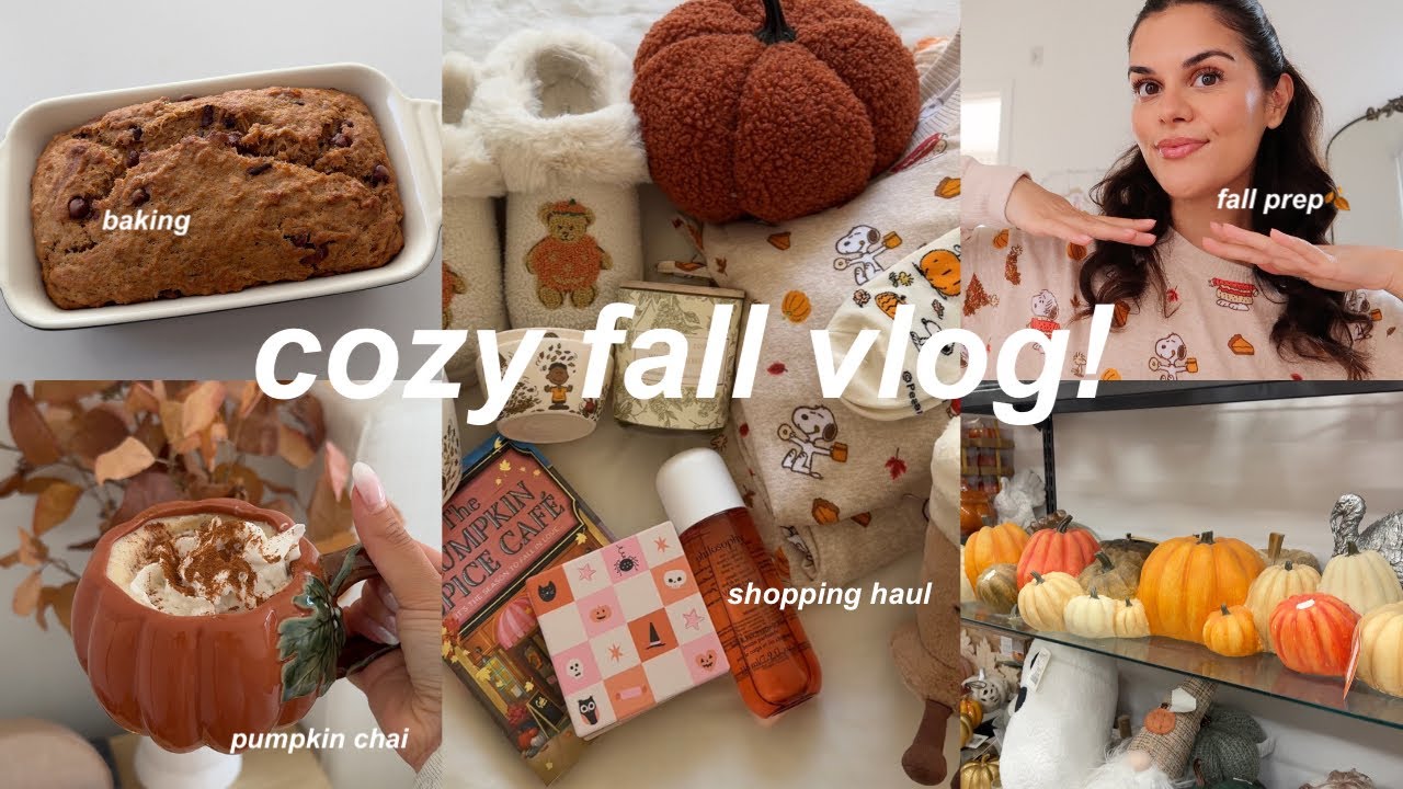 ОСЕННИЙ ВЛОГ🍂 Шоппинг, выпечка, подготовка к осени и многое другое!