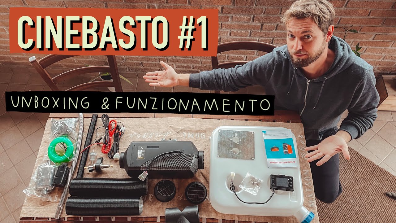 RISCALDATORE CINEBASTO #1 in Camper❄️🔥Unboxing e Funzionamento