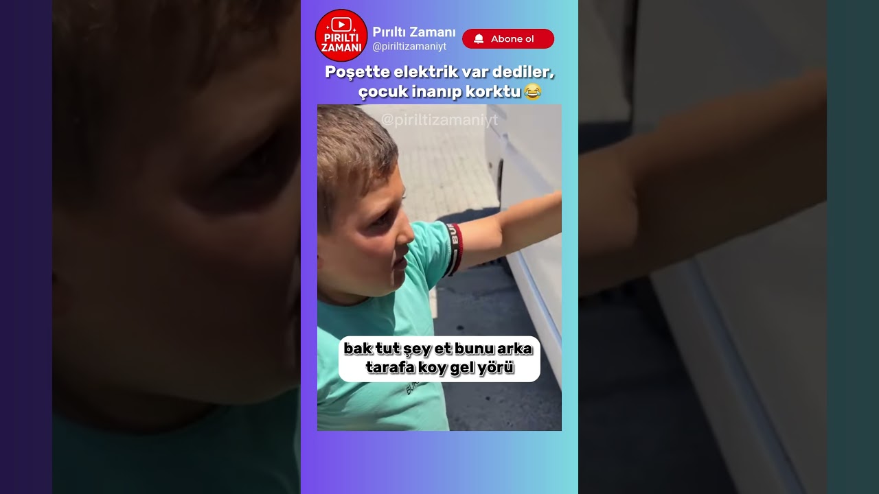 &Ccedil;ırağa &lsquo;poşette elektrik var&rsquo; şakası! 😂⚡ | Sanayide Komik Anlar