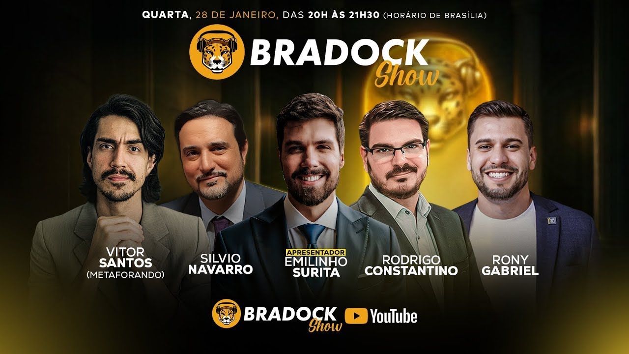 Bradock Show 28/01/26 - Emilinho Surita, Constantino, Silvio Navarro, Rony Gabriel e Metaforando