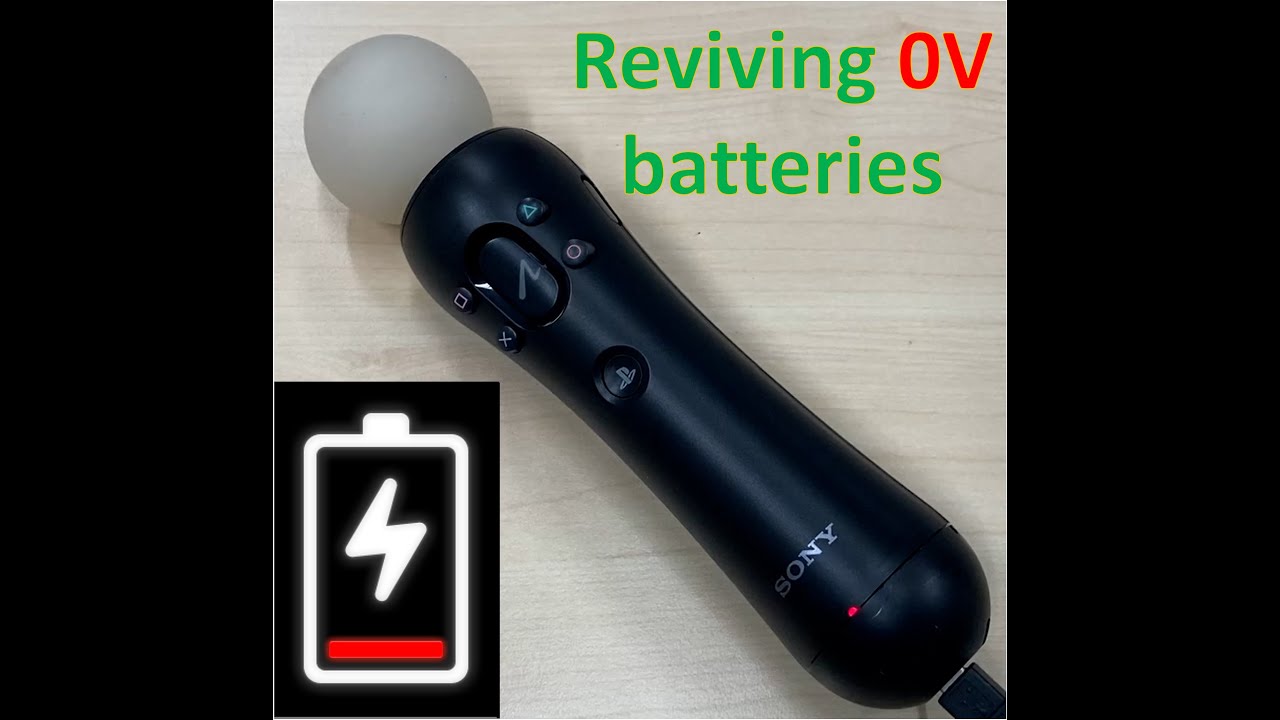 Reviving a dead battery for PS3/PS4 move motion controllers