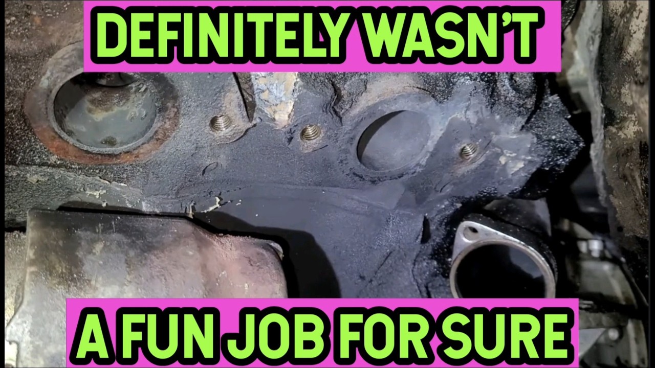 7.3 Powerstroke Exhaust Manifold Replacement. Broken Bolts & Rusted Hardware