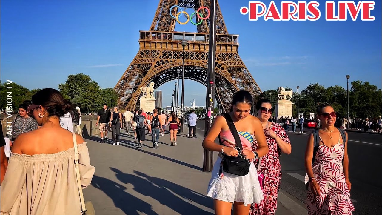 [🇫🇷PARIS PARIS LIVE] Bonjour Paris Eiffel Tower Walk Live Streaming 28/JUNE/20