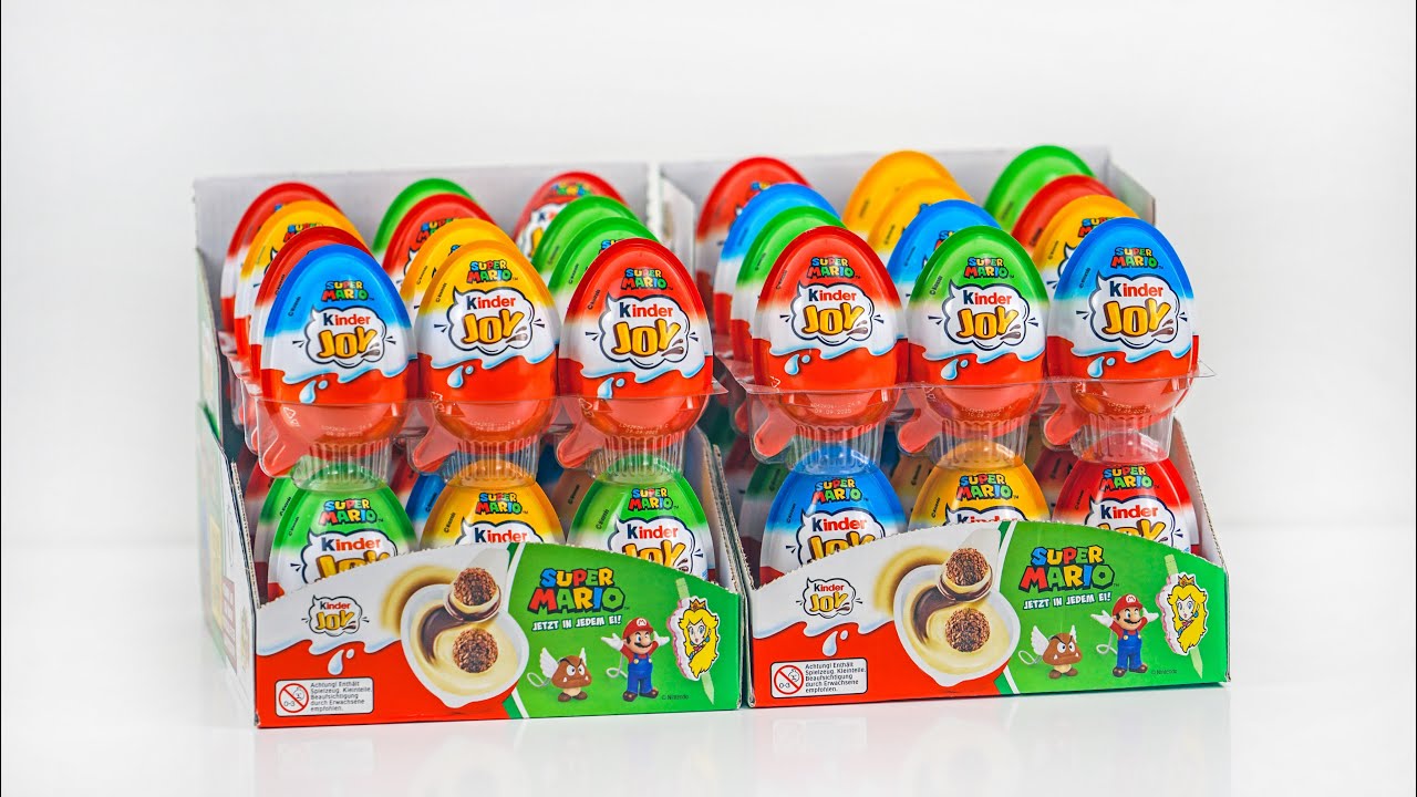 Kinder Surprise Eggs JOY Super Mario x 48 | 2025 - Big Unboxing!