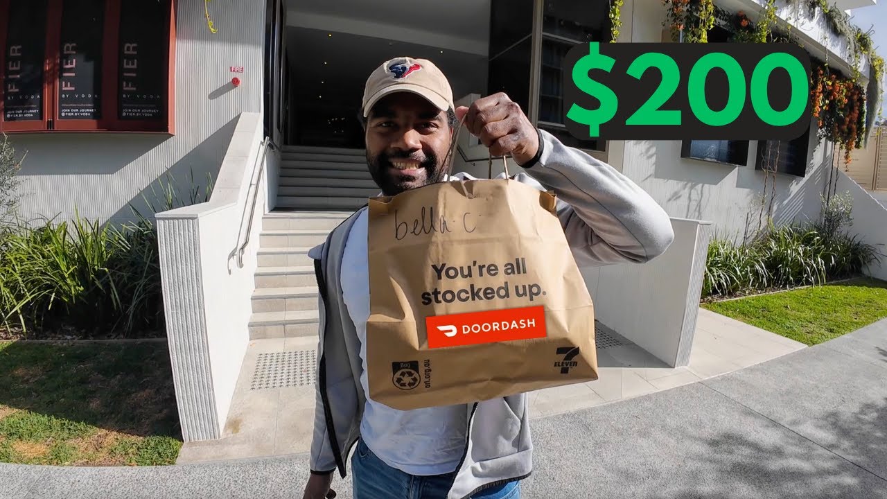 Working As A DoorDash Delivery Driver For A Day In Australia🇦🇺