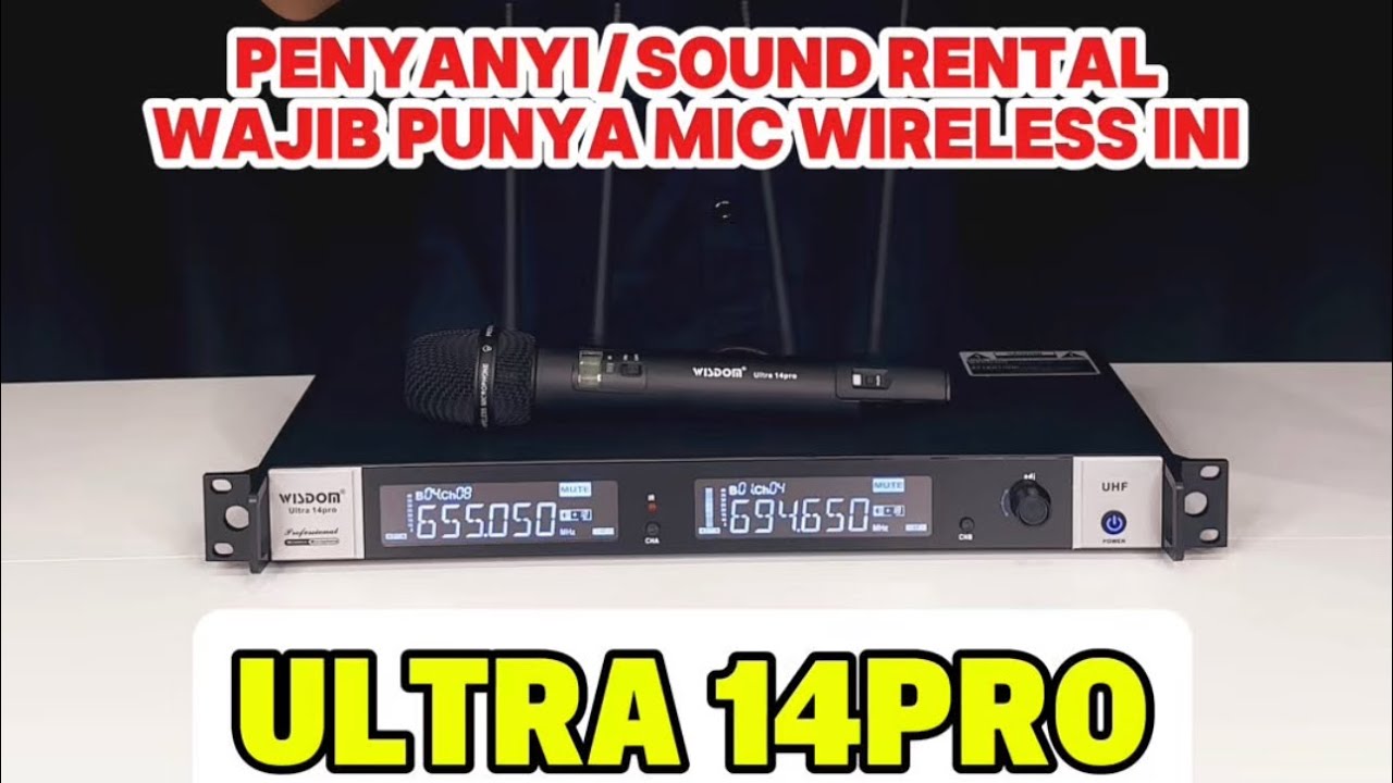 PENYANYI / SOUND RENTAL WAJIB PUNYA MIC WIRELESS INI!!!!