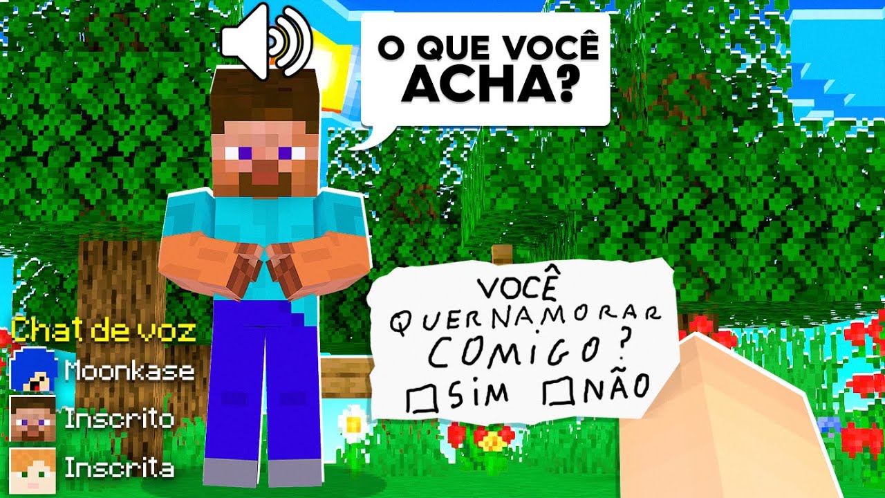 fiz os meus inscritos arrumarem namorados no Minecraft!