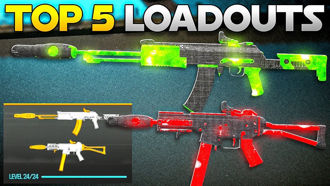 WARZONE TOP 5 LOWEST RECOIL META LOADOUTS! (Warzone Best Class Setups)