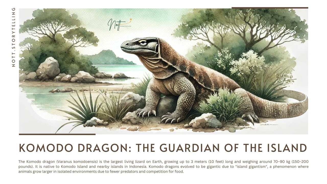 Komodo Dragon: The Guardian of the Island | Story of Animals [5] | Nature Story Podcast in English