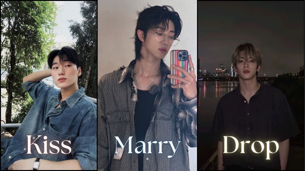 Kiss, Marry, Drop: Male Idol Version