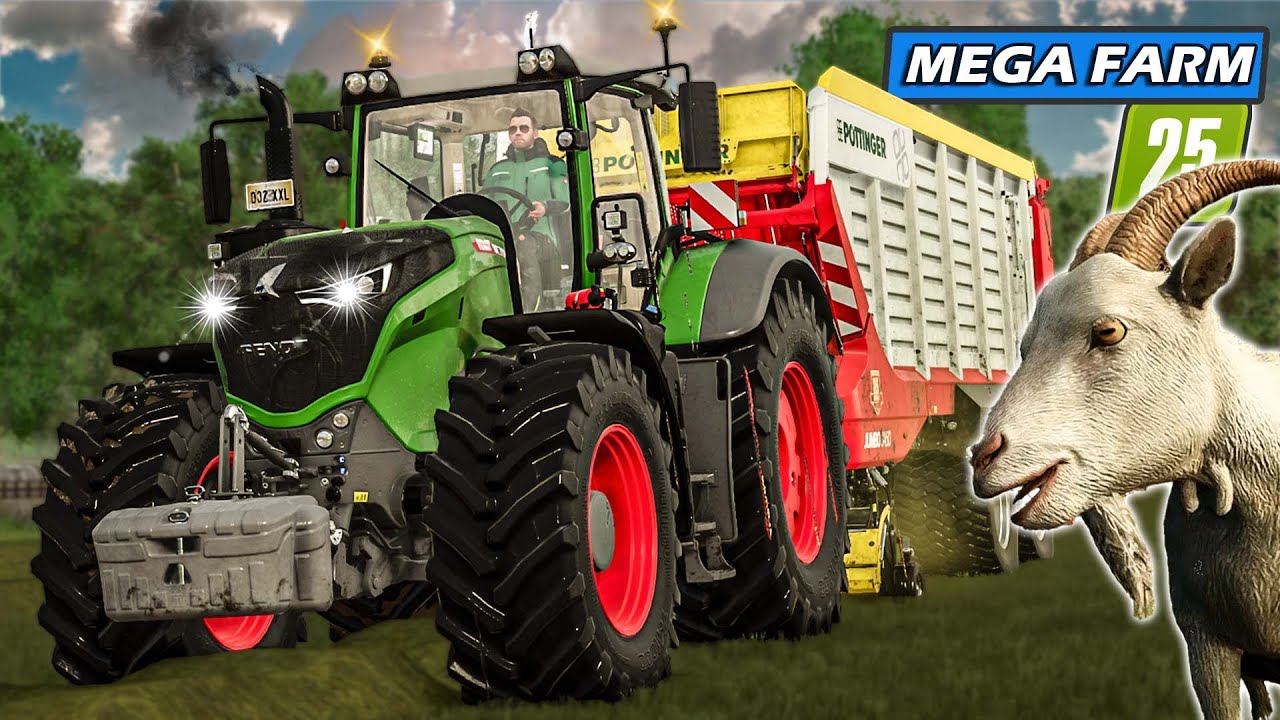 LS25 US: Neue TIERE auf dem HOF & SILAGESILO füllen | Mega Farm #3 | Farming Simulator 25