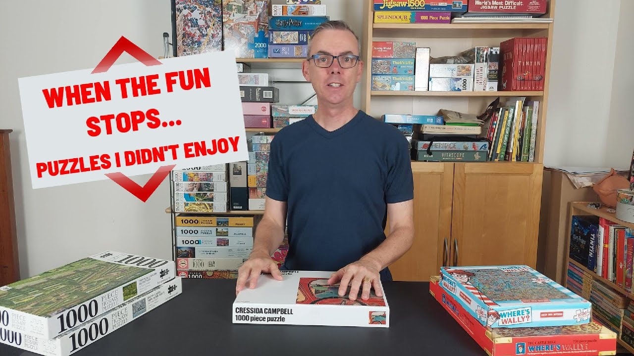 When the fun stops... four jigsaw puzzles I NEVER want to do again!