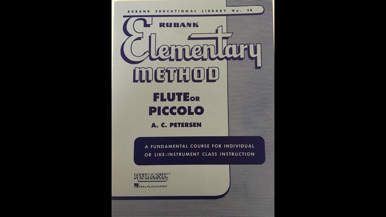 Elementary Method for flute, Lesson 5 P.6 New Notes - Development, 60 with Metronome by  Mario So
