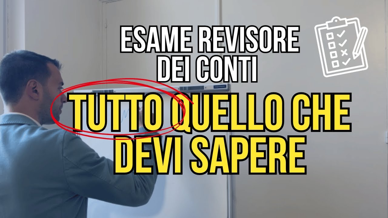 Esame Revisore dei Conti: TUTTO quello che devi sapere per SUPERARLO
