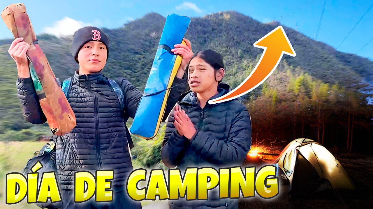 ACAMPANDO EN LA MONTAÑA MAS ALTA CON MIS AMIGOS
