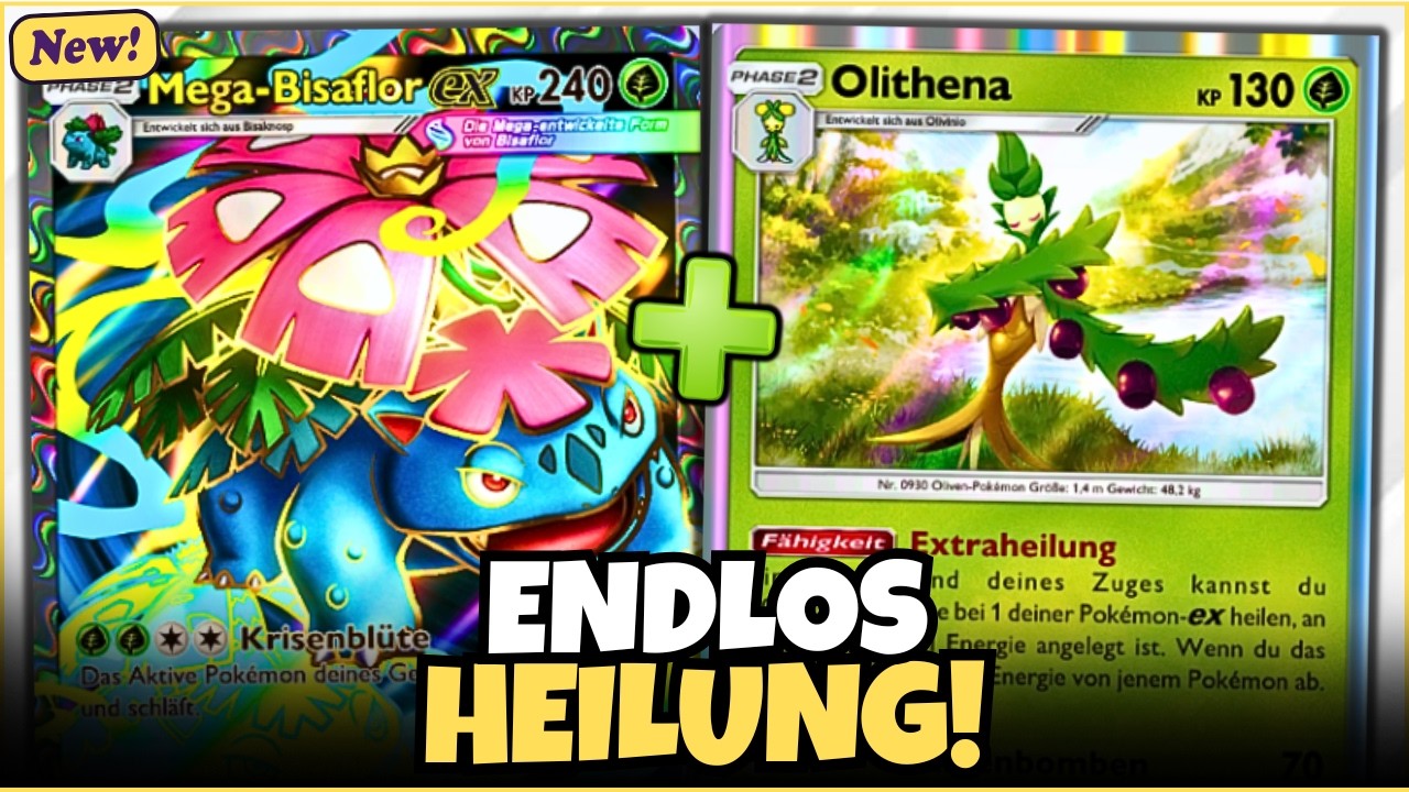 Dieses Mega Bisaflor EX Deck ist UNGLAUBLICH! 😱 240 KP + ENDLOS Heilung?! | Pokemon TCG Pocket