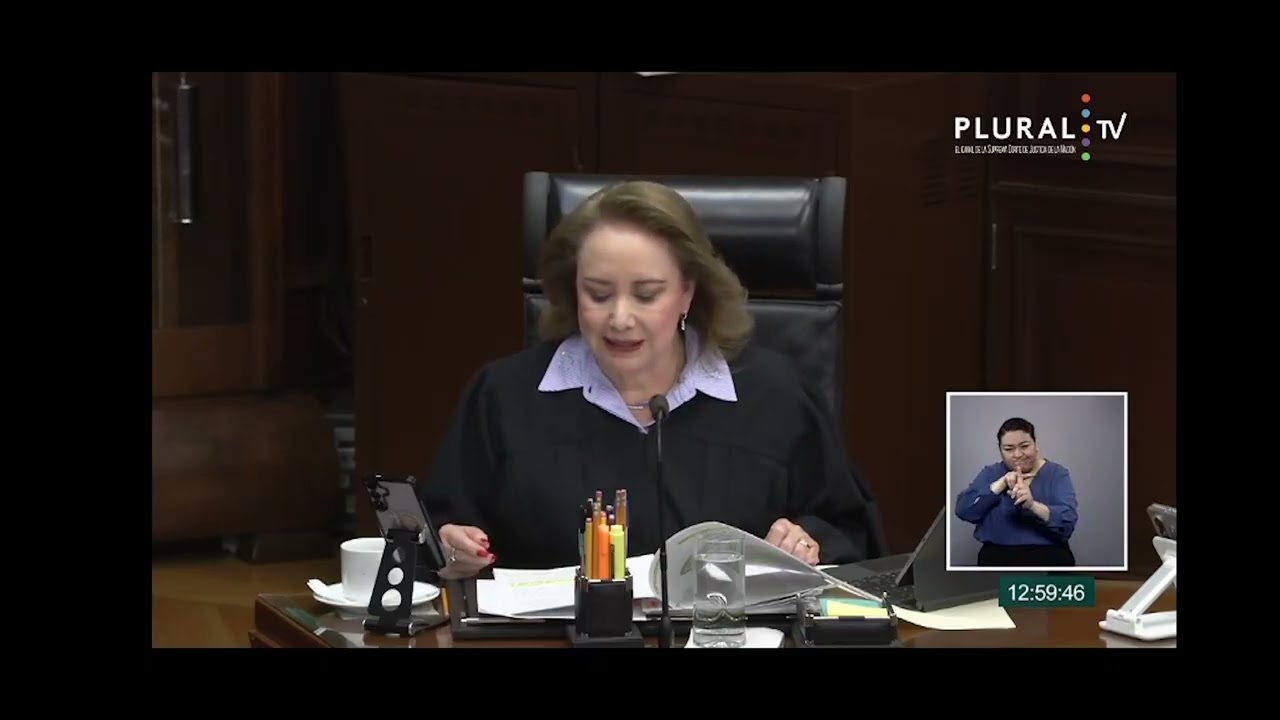 intervención Ministra Yazmín Esquivel  SCJN caso de desaparición forzada de Claudia Urucurtu
