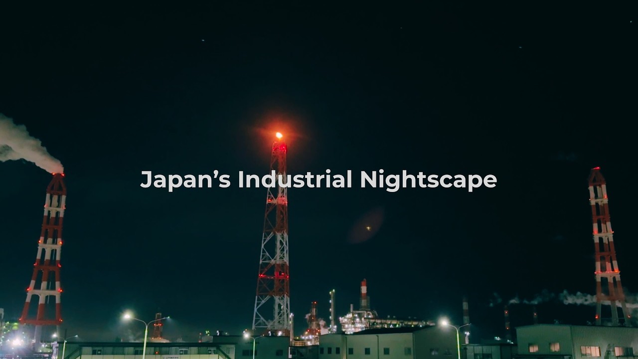 Japan’s Industrial Nightscape #2 | Factory Flame in the Night