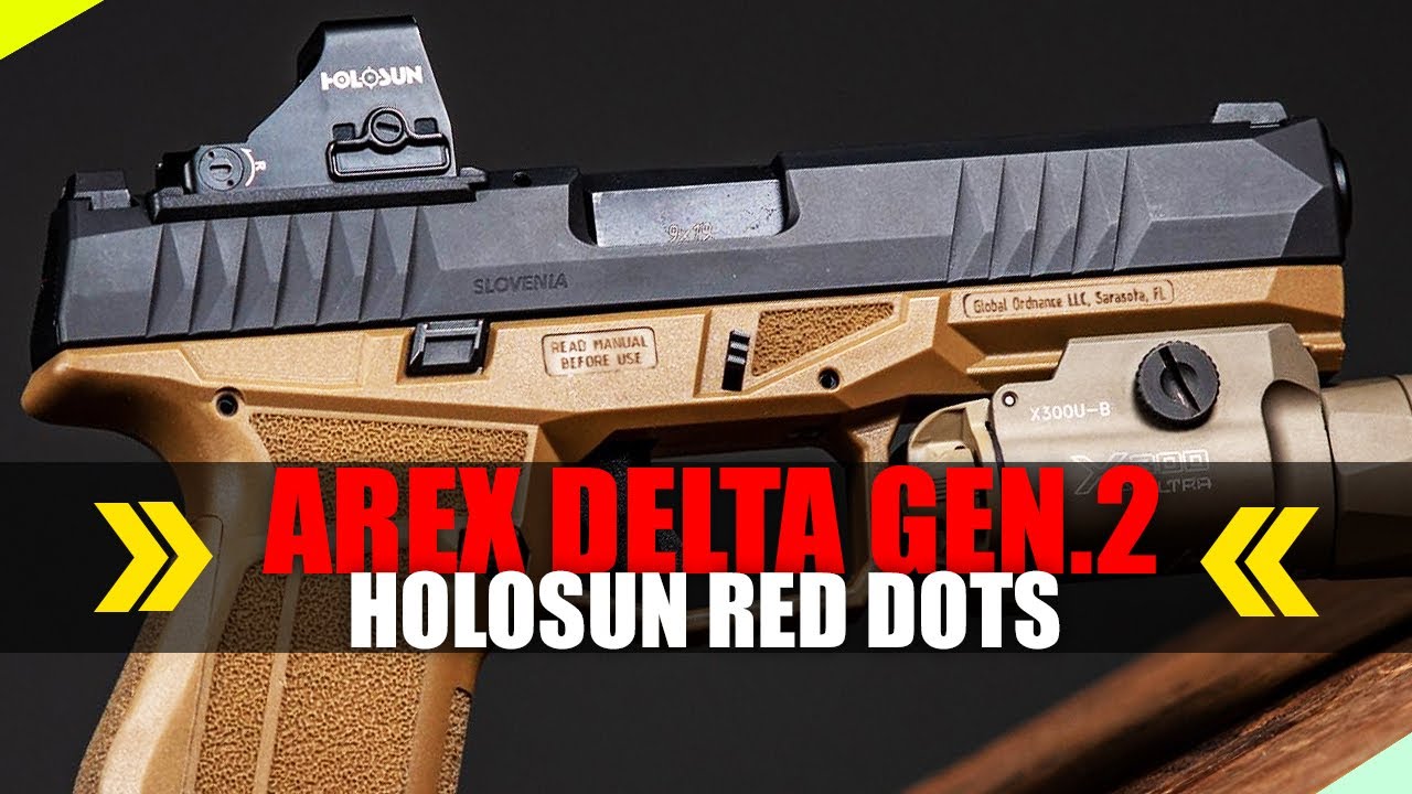 Best Holosun Red Dots for the Arex Delta Gen 2