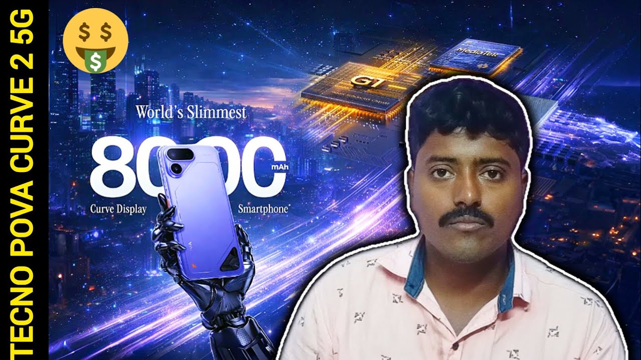 Tecno Pova Curve 2 5G Review Tamil | Tech Man | 8000mah Battery கொடுக்குறாங்க இதுல🔥#tecnopovacurve2