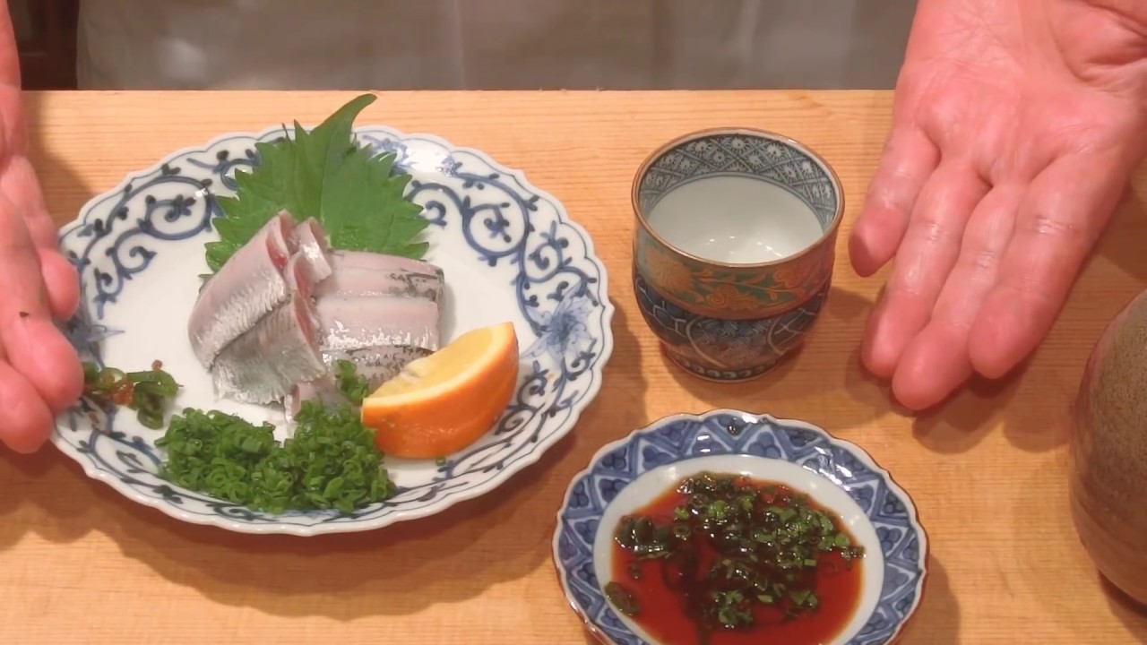 《鰯（キンタロウイワシ）の刺身》・・・・大和の 和の料理《刺身》